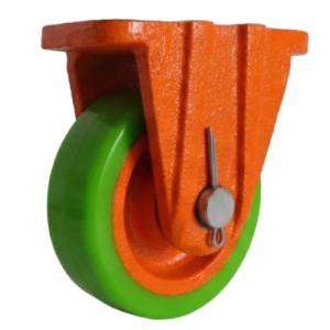 Rodaja Fundición Fija Fierro Poliuretano 1