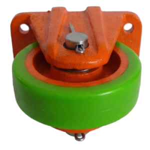 Rodaja Fundición Fija Fierro Poliuretano 3