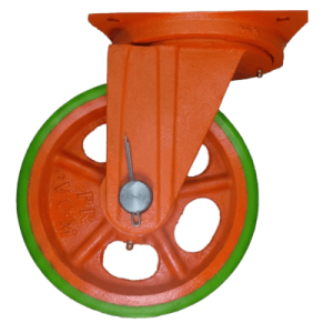 Rodaja de Fundición Giratoria Poliuretano Polivom 2