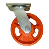 Rodaja GiratoriaPlaca Troquelada Fundición Fierro Solo Polivom 1