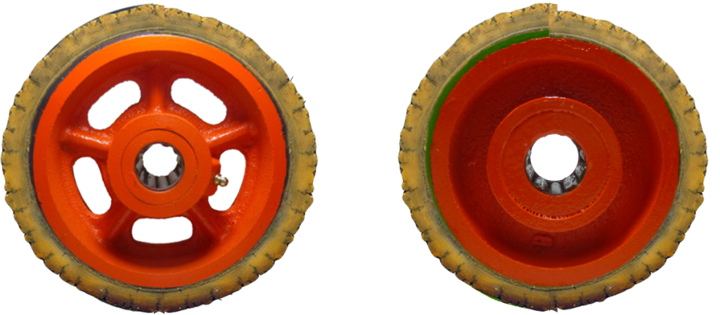 Polivom Rueda Fundicion dañadas