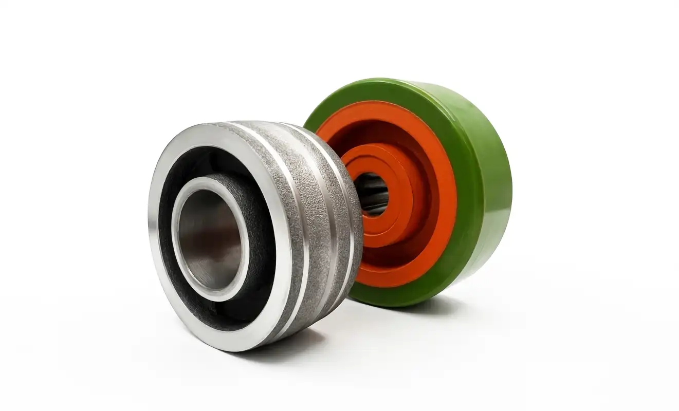 Polivom recubrimiento ruedas de fundicion