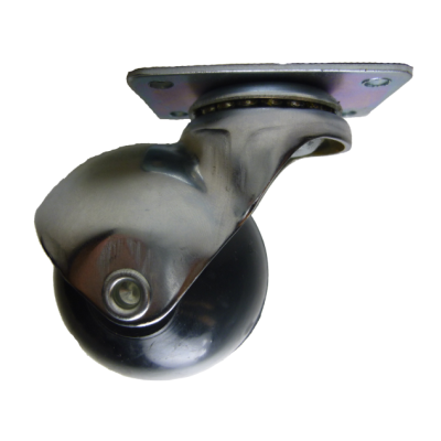 Rodaja Esferica con placa Polivom