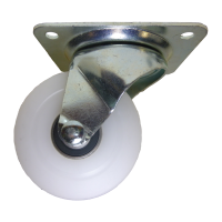 Rodaja Giratoria Lamina Troquelada Rueda Polietileno Polivom 4