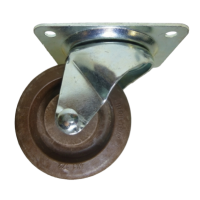 Rodaja Giratoria Lamina Troquelada Rueda Resina Fenólica ATPolivom 4