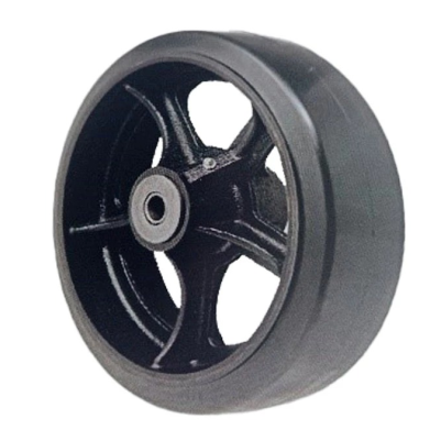 Rueda de fierro recubrimiento en hule vulcanizado Imp Polivom