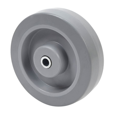 Rueda termoplastica dureza 65 shore baleros flagelados Imp Polivom