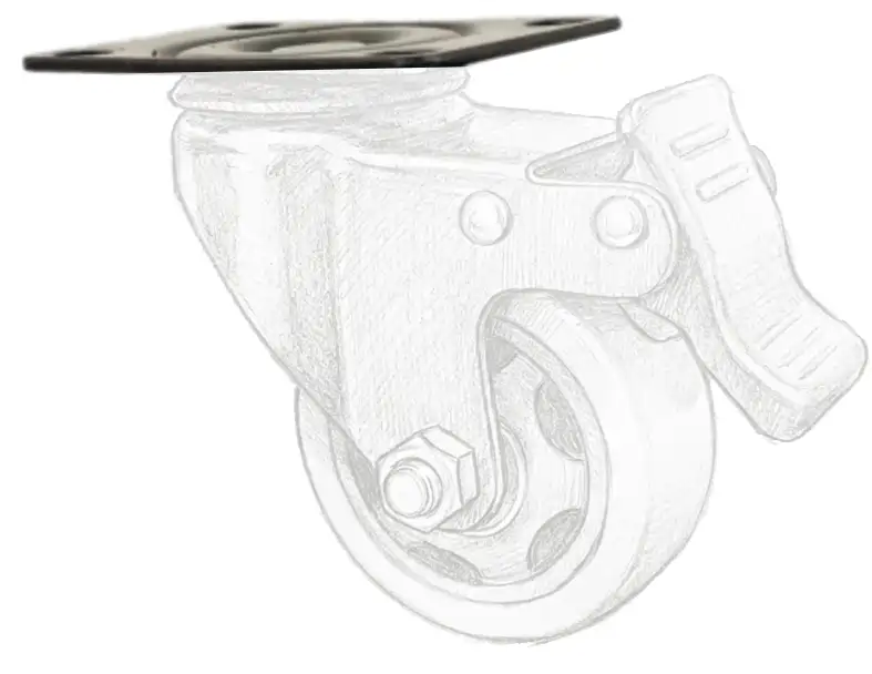 Polivom Rodaja placa de montaje o sistema de fijacion